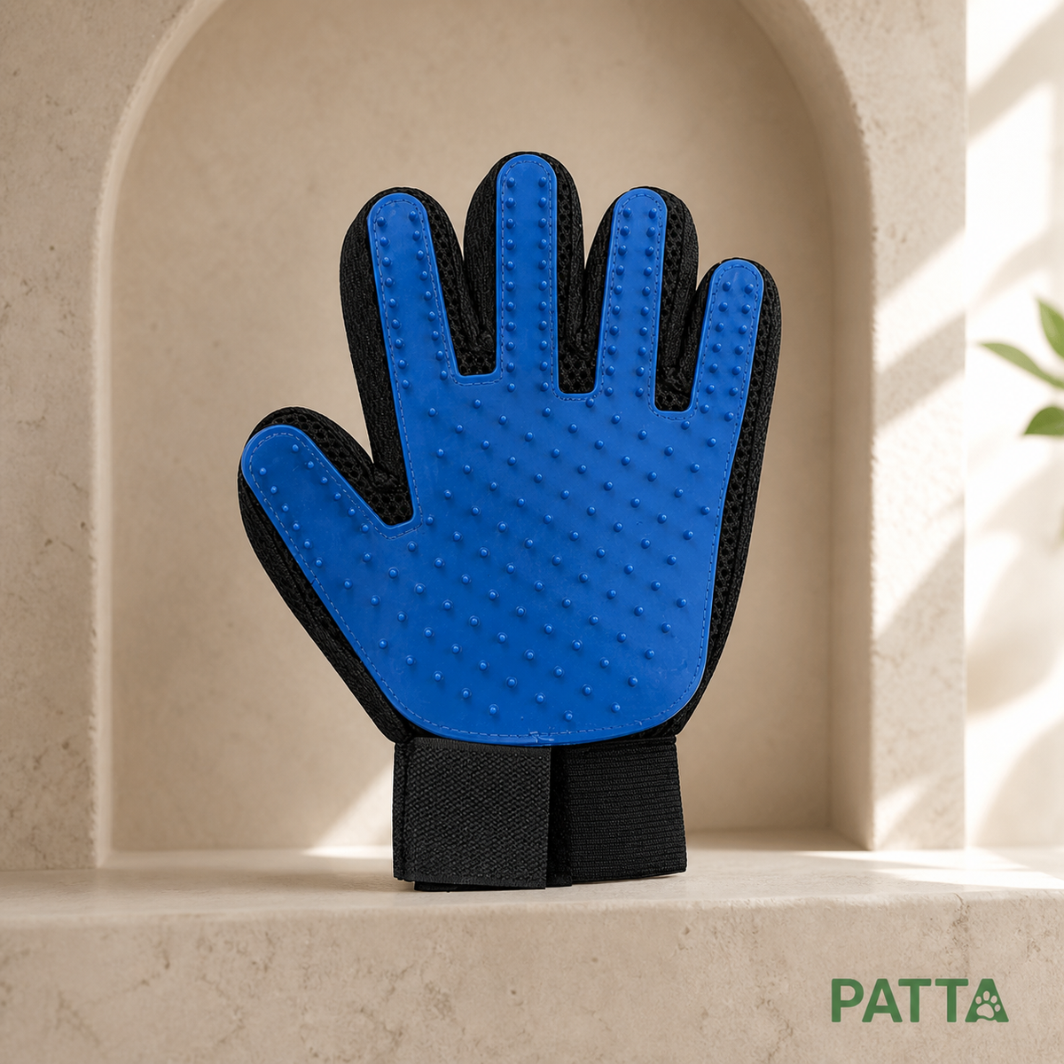 Luva azul para mão direita PATTA