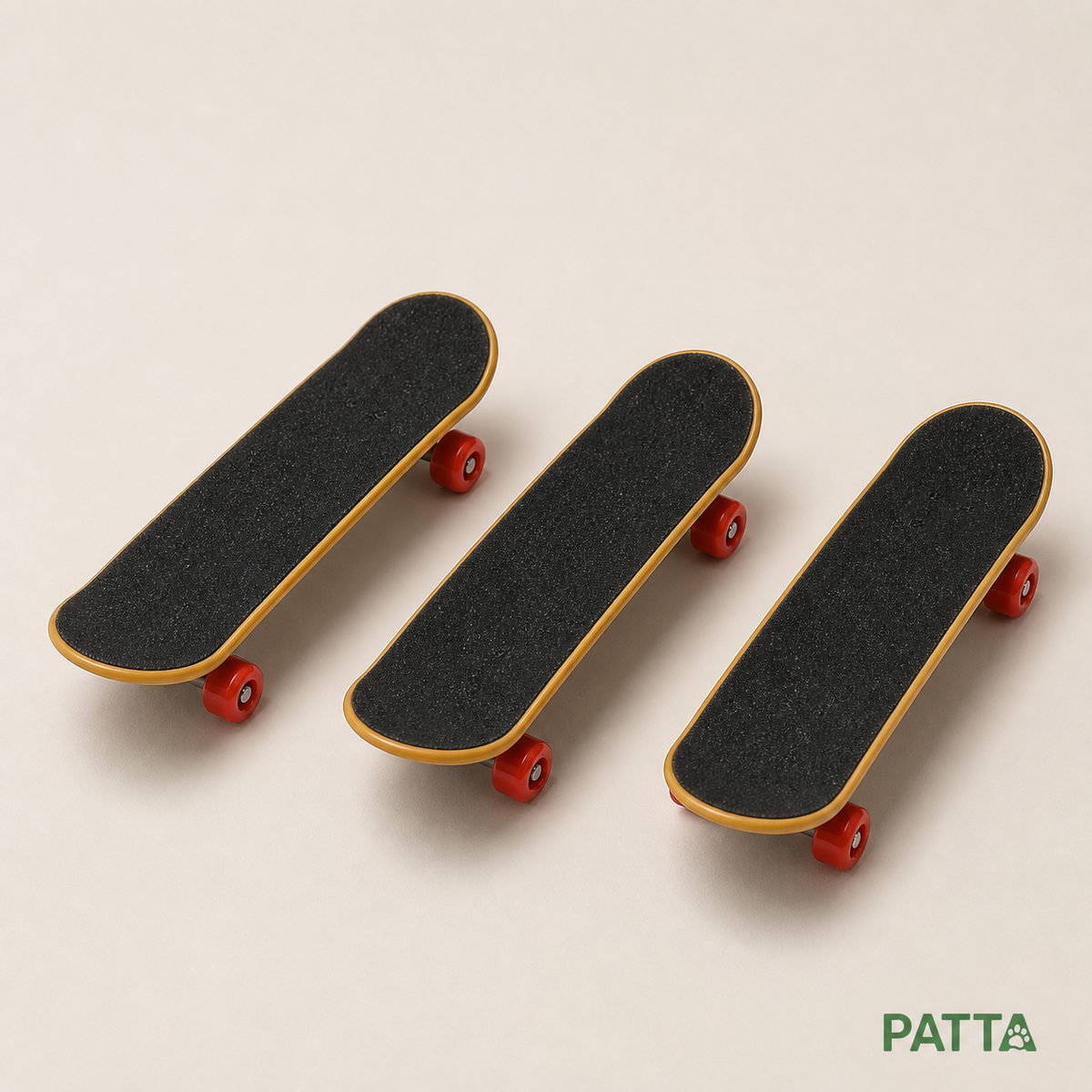 Kit com 3 mini skates para pequenos animais