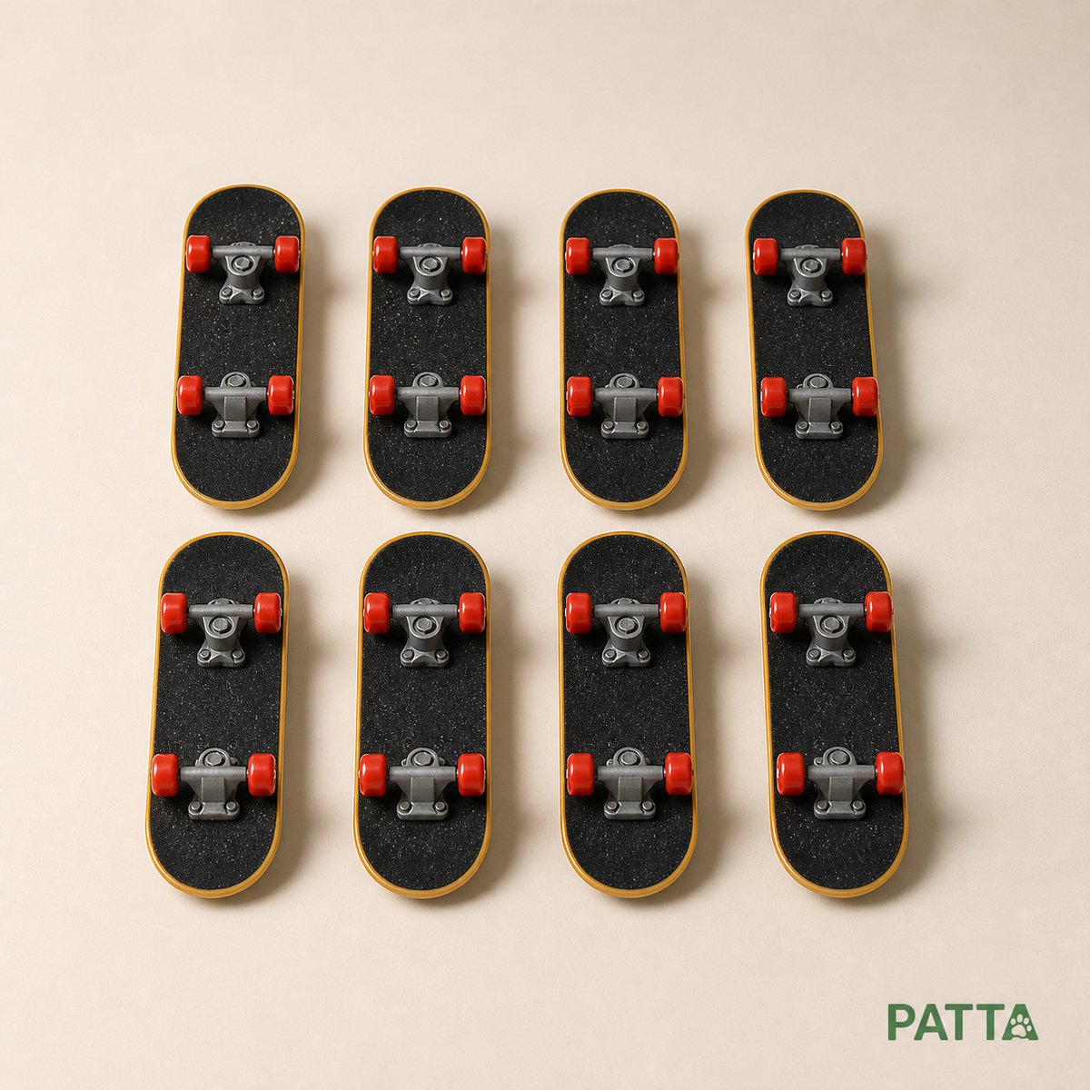 Kit com 8 mini skates para pequenos animais