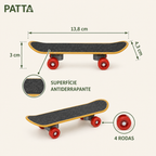 Medidas e características do mini skate para pequenos animais