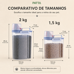 Medidas do Porta-Ração Hermético - PATTA