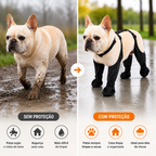 Protetor Impermeável de Patas e Pernas para Cães
